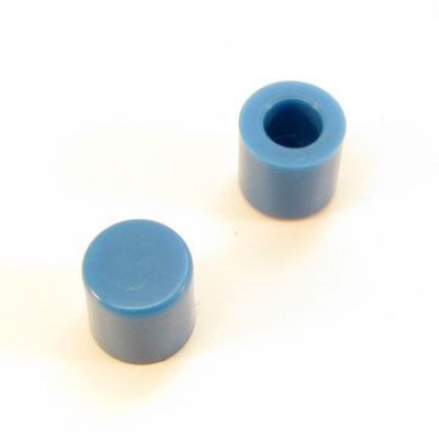 Cap voor 6x6 micro drukknop schakelaar rond Blauw
